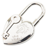 エルメス ファンタジー ハート キー モチーフ カデナ チャーム シルバー メタル レディース HERMES 【中古】